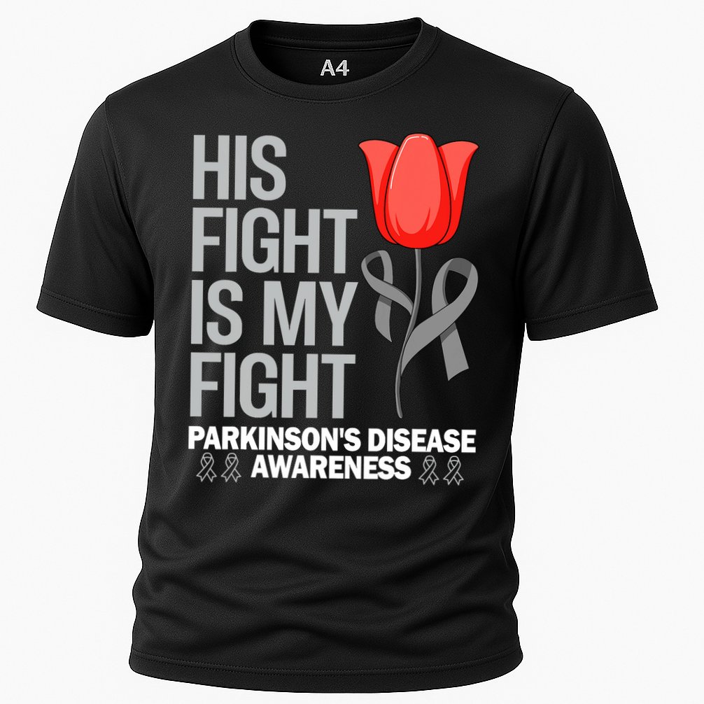 ParkinsonS Disease Awareness April Month Red Tulip Cooling Performance Crew T-Shirt