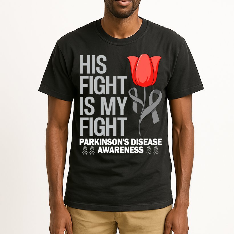 ParkinsonS Disease Awareness April Month Red Tulip Tall T-Shirt