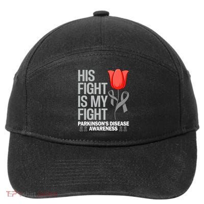 ParkinsonS Disease Awareness April Month Red Tulip 7-Panel Snapback Hat