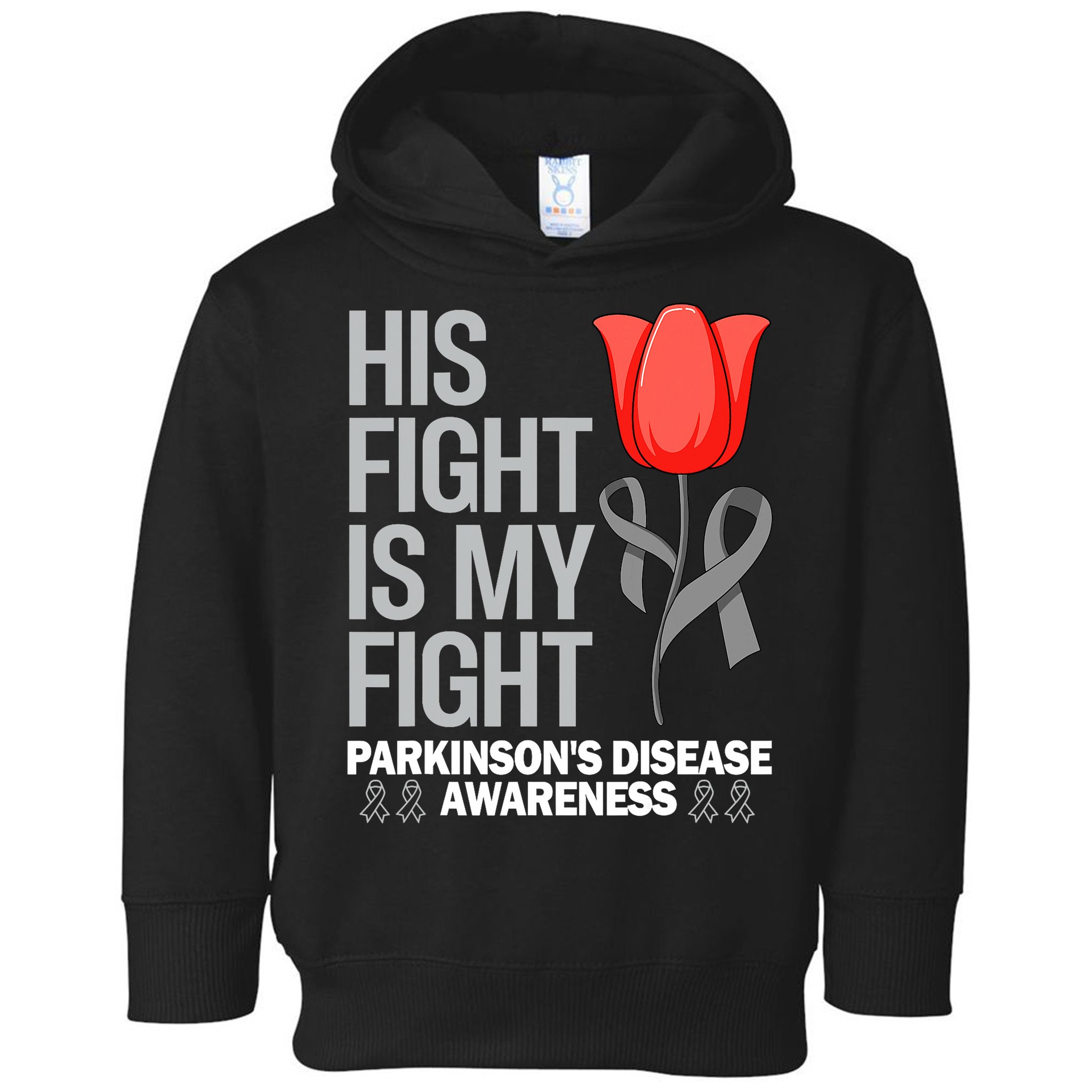 ParkinsonS Disease Awareness April Month Red Tulip Toddler Hoodie