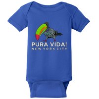 Pigeon Disguised As Toucan Pura Vida! New York City Baby Bodysuit