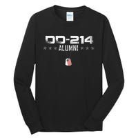 Patriotic DD214 Alumni Dogtag T Military Tall Long Sleeve T-Shirt