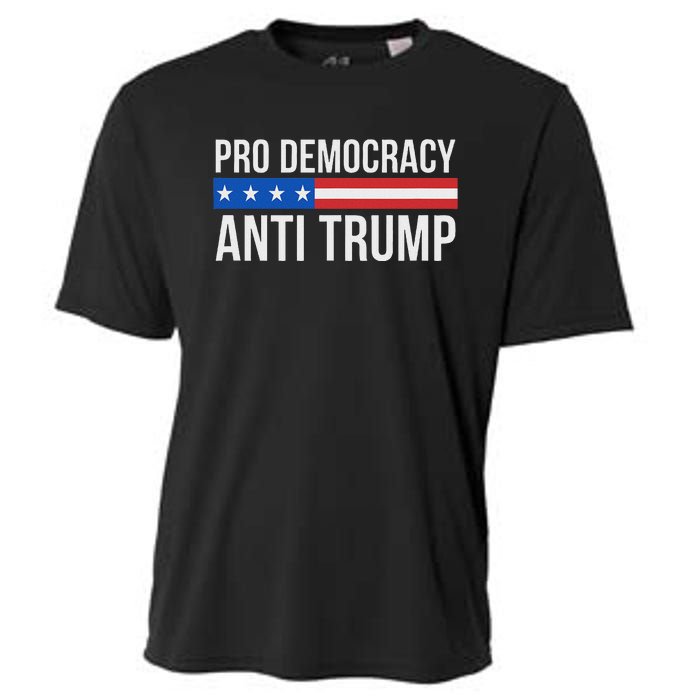 Pro Democracy Anti Trump Cooling Performance Crew T-Shirt