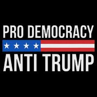 Pro Democracy Anti Trump Flat Bill Trucker Hat