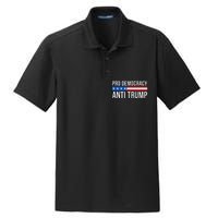 Pro Democracy Anti Trump Dry Zone Grid Polo