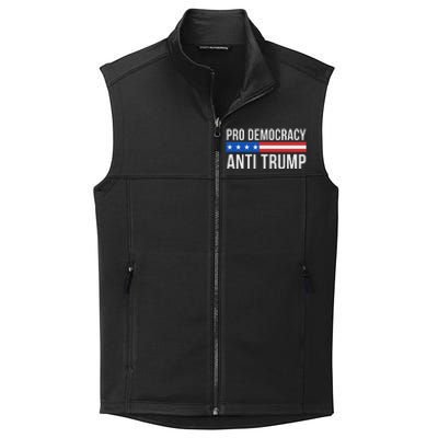 Pro Democracy Anti Trump Collective Smooth Fleece Vest