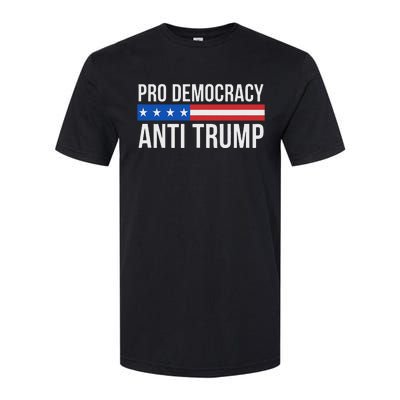 Pro Democracy Anti Trump Softstyle CVC T-Shirt