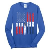 Proud Dominican American Flag Dominican Republic Usa Funny Gift Tall Long Sleeve T-Shirt