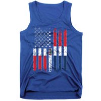 Proud Dominican American Flag Dominican Republic Usa Funny Gift Tank Top