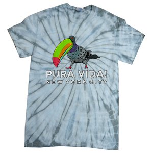 Pigeon Disguised As Toucan Pura Vida! New York City Tie-Dye T-Shirt