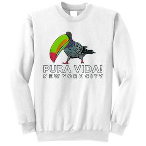 Pigeon Disguised As Toucan Pura Vida! New York City Sweatshirt