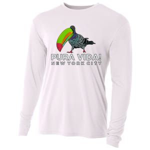 Pigeon Disguised As Toucan Pura Vida! New York City Cooling Performance Long Sleeve Crew