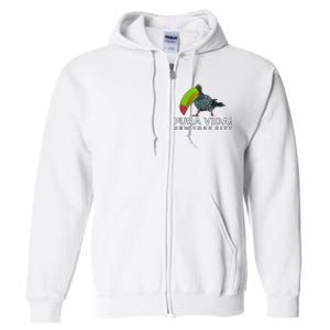 Pigeon Disguised As Toucan Pura Vida! New York City Full Zip Hoodie