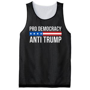 Pro Democracy Anti Trump Mesh Reversible Basketball Jersey Tank