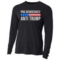 Pro Democracy Anti Trump Cooling Performance Long Sleeve Crew