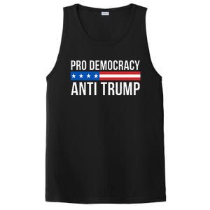 Pro Democracy Anti Trump PosiCharge Competitor Tank