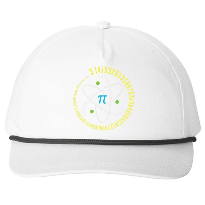 PI Day Atom PI Math Geek Science Lovers Snapback Five-Panel Rope Hat