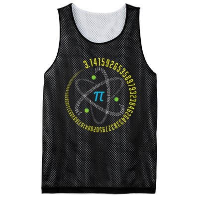 PI Day Atom PI Math Geek Science Lovers Mesh Reversible Basketball Jersey Tank