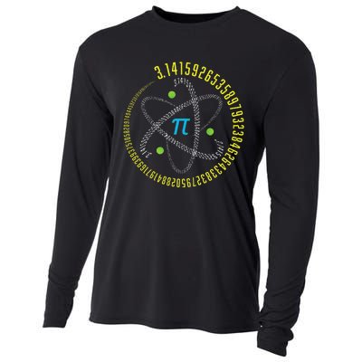 PI Day Atom PI Math Geek Science Lovers Cooling Performance Long Sleeve Crew