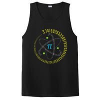 PI Day Atom PI Math Geek Science Lovers PosiCharge Competitor Tank