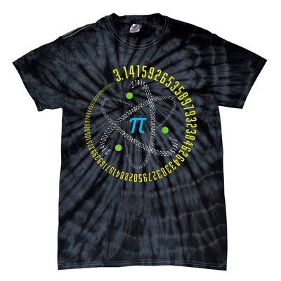 PI Day Atom PI Math Geek Science Lovers Tie-Dye T-Shirt