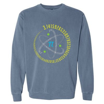 PI Day Atom PI Math Geek Science Lovers Garment-Dyed Sweatshirt