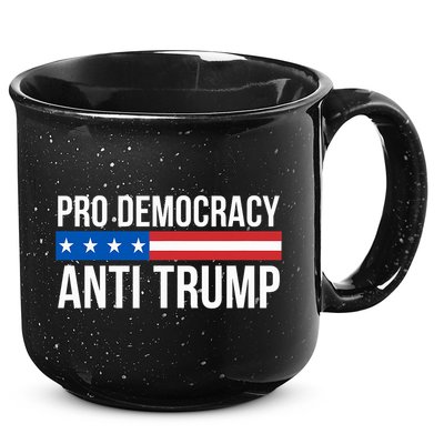 Pro Democracy Anti Trump 15oz Campfire Ceramic Mug