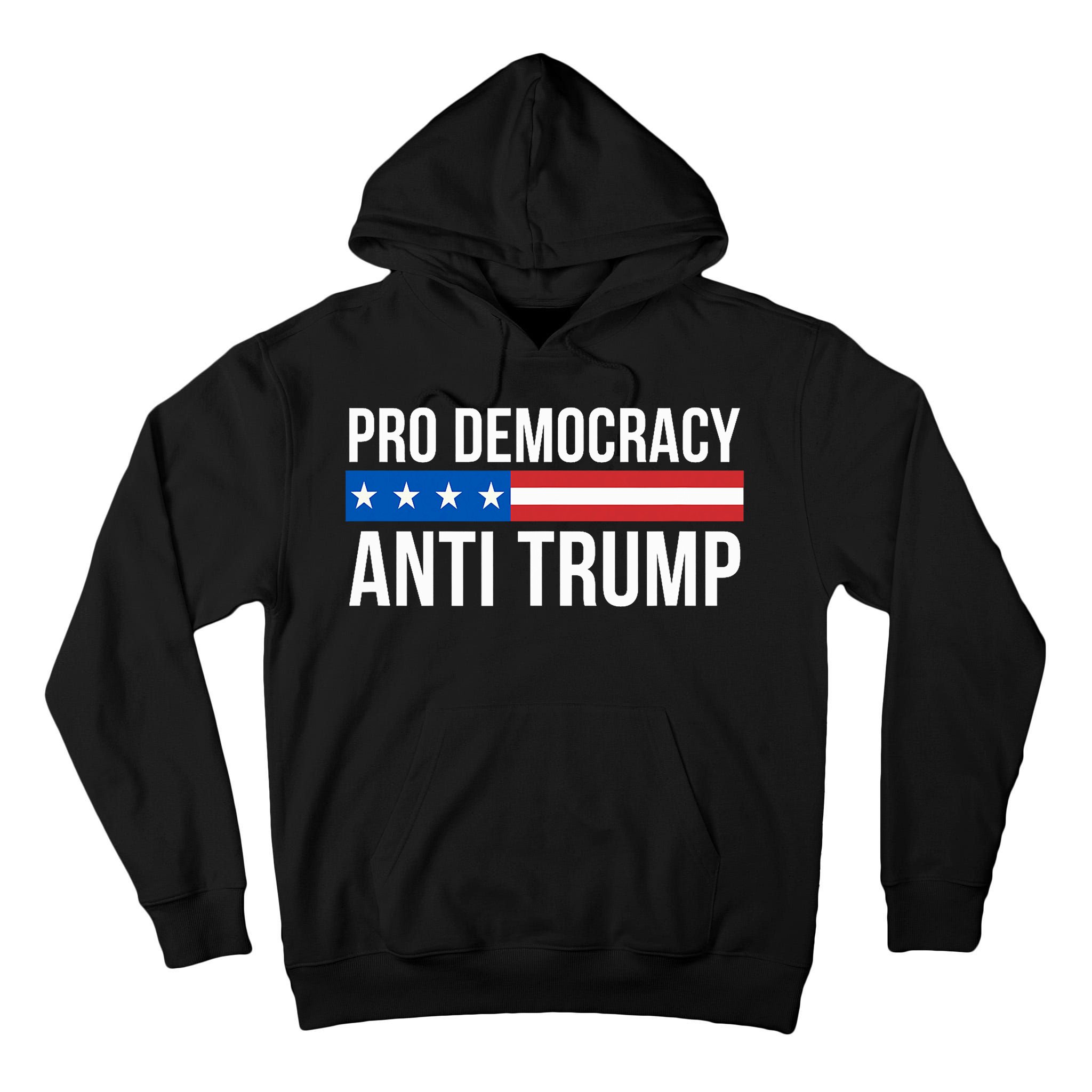 Pro Democracy Anti Trump Tall Hoodie