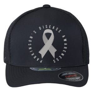 ParkinsonS Disease Awareness Month April Support Wear Grey Great Gift Flexfit Unipanel Trucker Cap