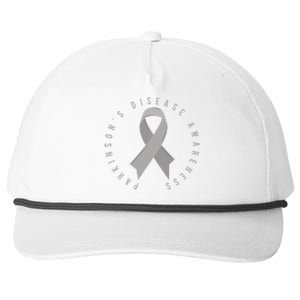 ParkinsonS Disease Awareness Month April Support Wear Grey Great Gift Snapback Five-Panel Rope Hat