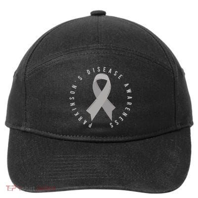 ParkinsonS Disease Awareness Month April Support Wear Grey Great Gift 7-Panel Snapback Hat