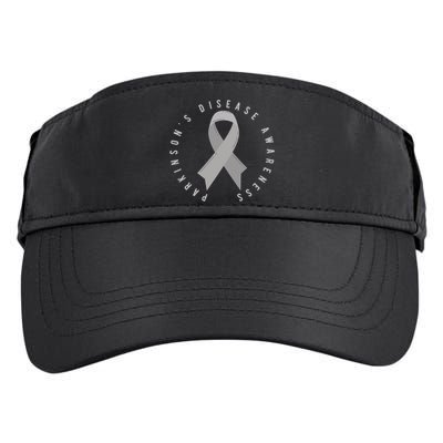 ParkinsonS Disease Awareness Month April Support Wear Grey Great Gift Adult Drive Performance Visor