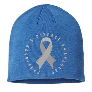 ParkinsonS Disease Awareness Month April Support Wear Grey Great Gift Sustainable Beanie