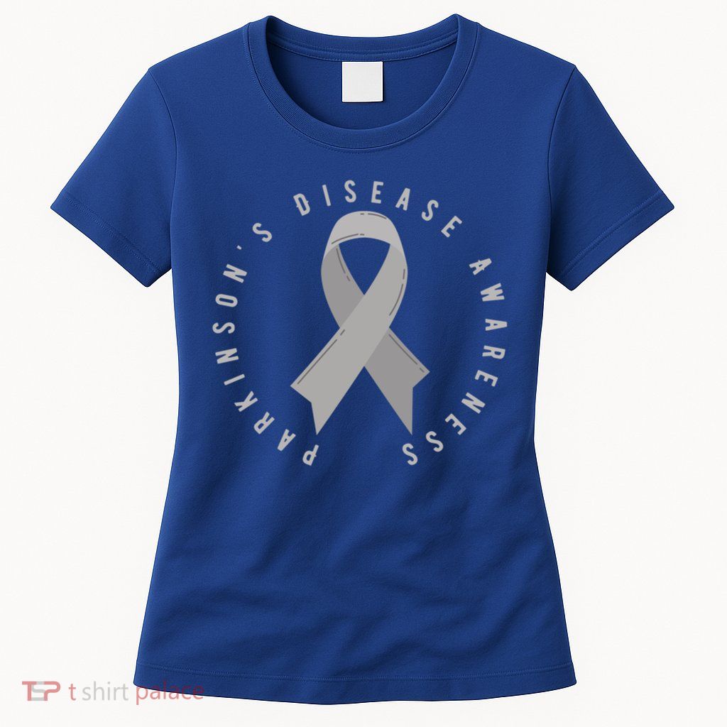 ParkinsonS Disease Awareness Month April Support Wear Grey Great Gift Womens T-Shirt
