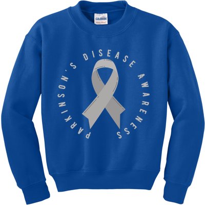 ParkinsonS Disease Awareness Month April Support Wear Grey Great Gift Kids Sweatshirt