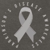 ParkinsonS Disease Awareness Month April Support Wear Grey Great Gift Cotton Canvas Backpack