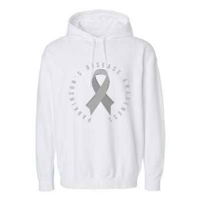 ParkinsonS Disease Awareness Month April Support Wear Grey Great Gift Garment-Dyed Fleece Hoodie