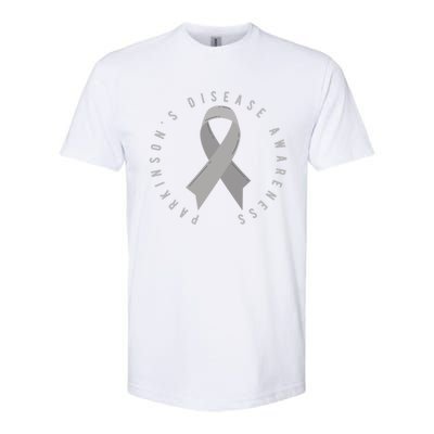 ParkinsonS Disease Awareness Month April Support Wear Grey Great Gift Softstyle CVC T-Shirt