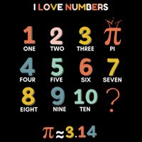 Pi Day And I Love Numbers And Math Gift Drawstring Bag