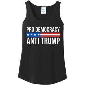 Pro Democracy Anti Trump Ladies Essential Tank