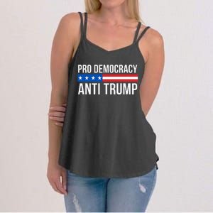 Pro Democracy Anti Trump Women's Strappy Tank