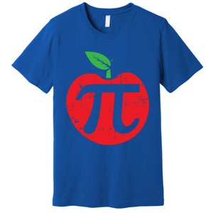 Pi Day Apple Pie Pun 3 14 Cute Math Lover Teacher Baker Gift Premium T-Shirt