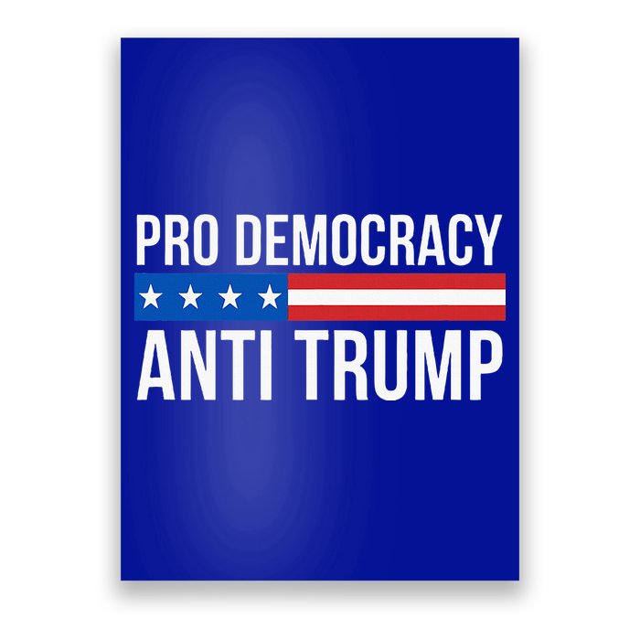 Pro Democracy Anti Trump Poster