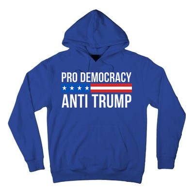Pro Democracy Anti Trump Tall Hoodie