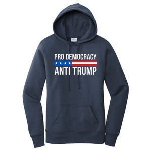 Pro Democracy Anti Trump Women's Pullover Hoodie