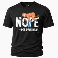 Pancreas Diabetes Awareness Blood Sugar Diabetic Sloth T1D Cooling Performance Crew T-Shirt