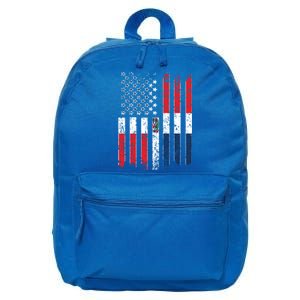 Proud Dominican American Flag Dominican Republic Usa Meaningful Gift 16 in Basic Backpack