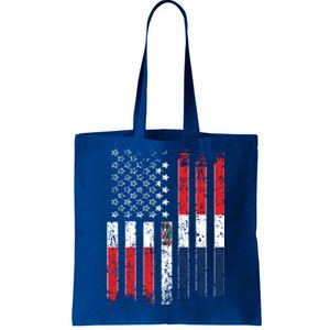 Proud Dominican American Flag Dominican Republic Usa Meaningful Gift Tote Bag