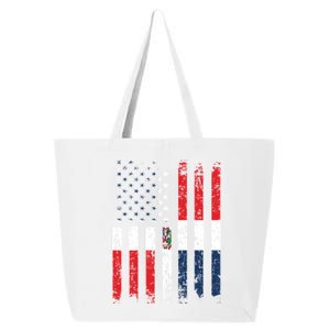 Proud Dominican American Flag Dominican Republic Usa Meaningful Gift 25L Jumbo Tote