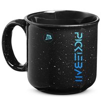 Pickleball Distressed Blue Gradient Casual Design 15oz Campfire Ceramic Mug